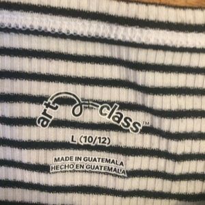 Black and white striped t-shirt